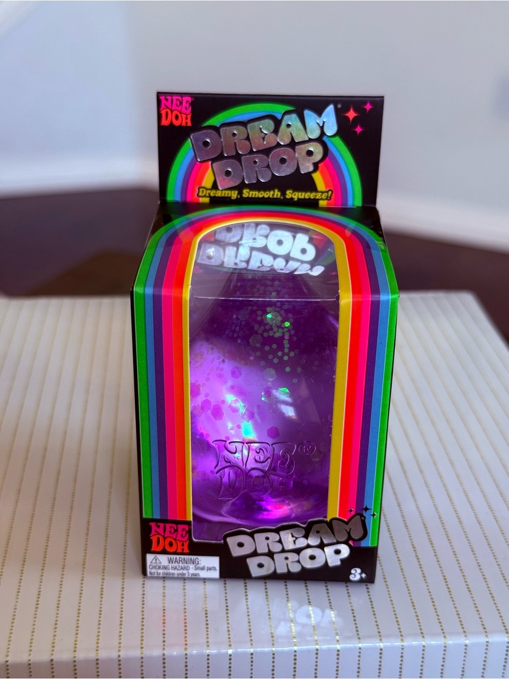 VIRAL NeeDoh DREAM DROP PURPLE - NEW Rare Squishy Fidget Authentic Schylling